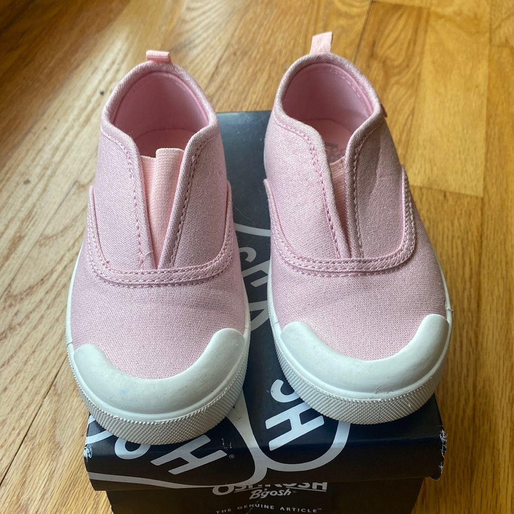 Pink sneakers